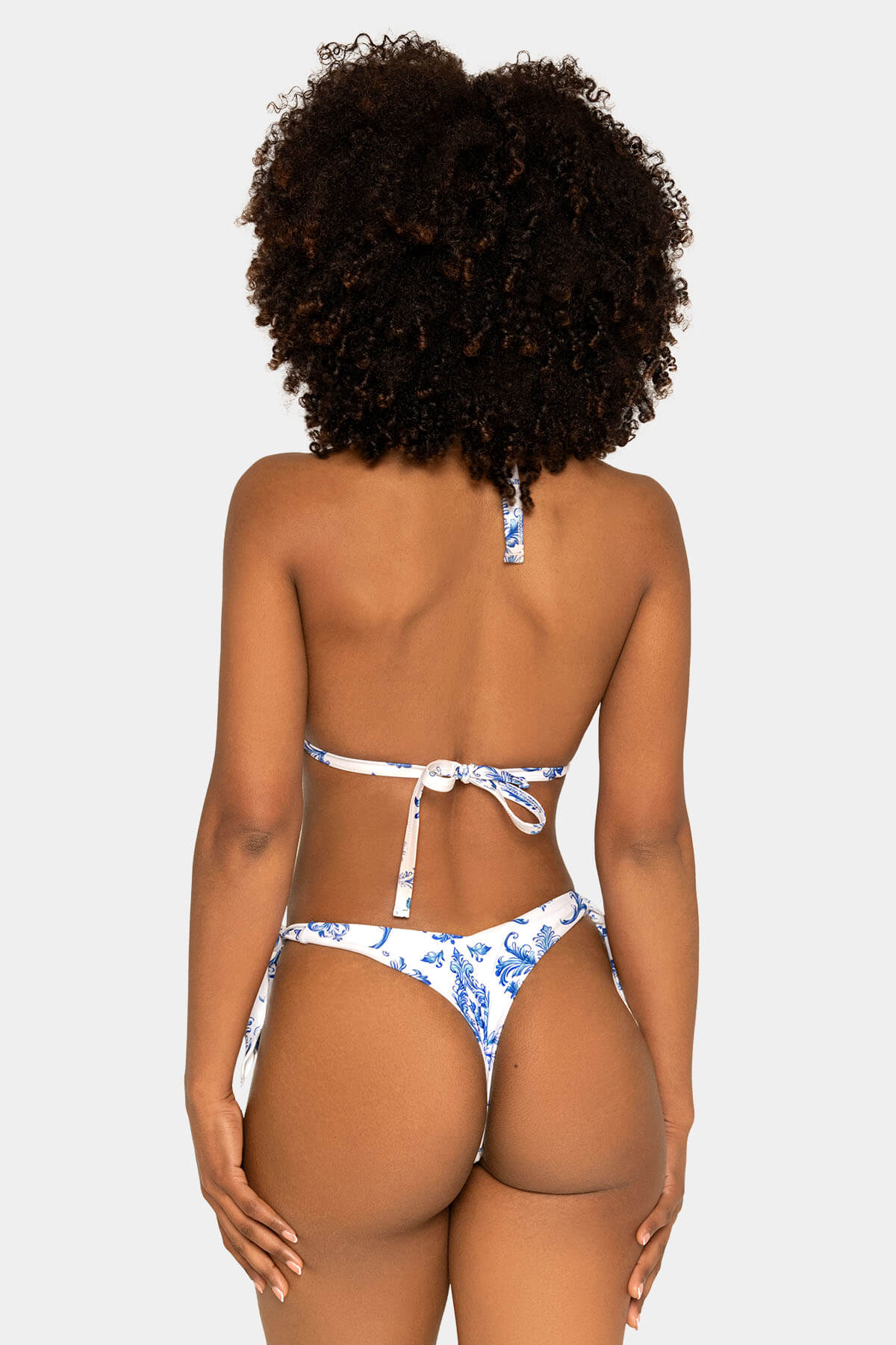 Bikini Santorini Giebelle vista posterior - Inspiración griega ajustable espalda