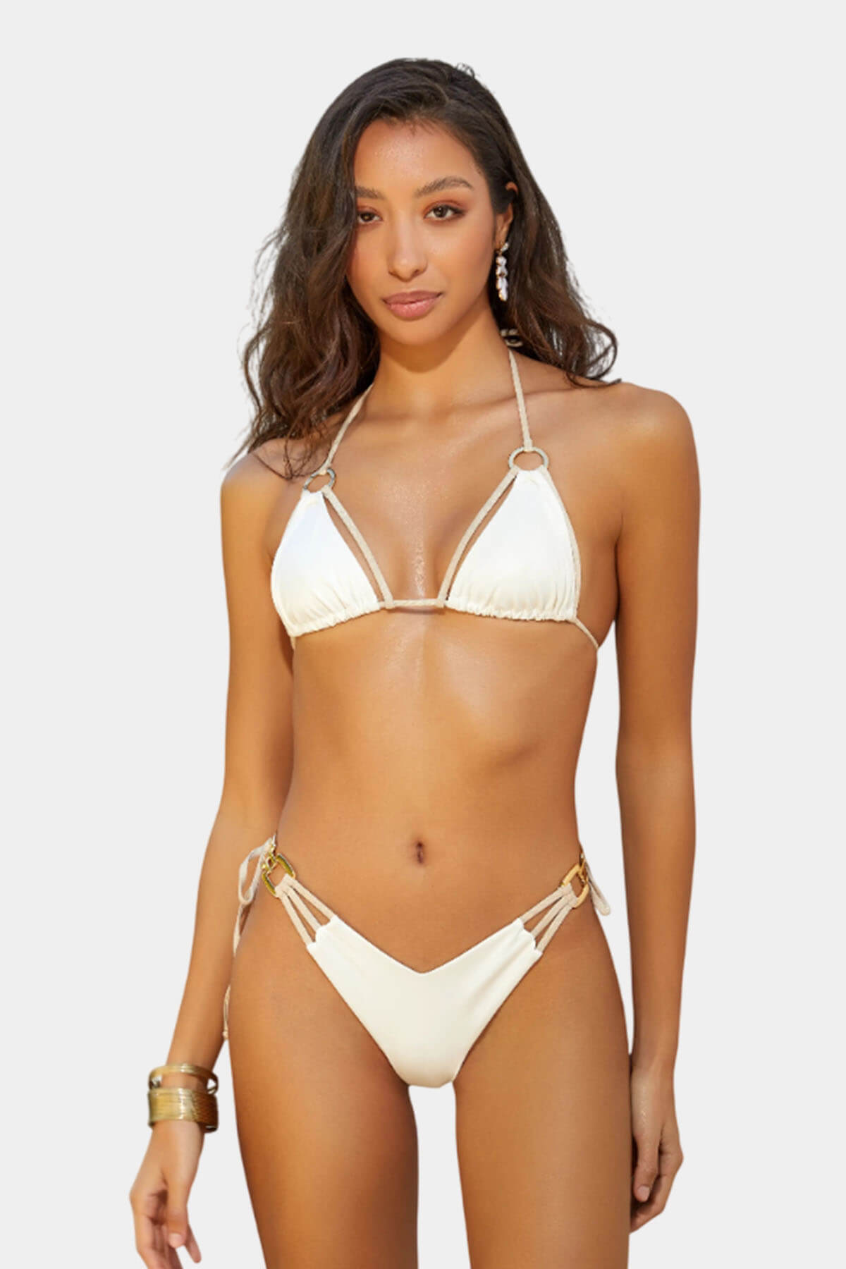 Bikini White Angel Giebelle vista posterior - Pureza angelical blanco celestial espalda