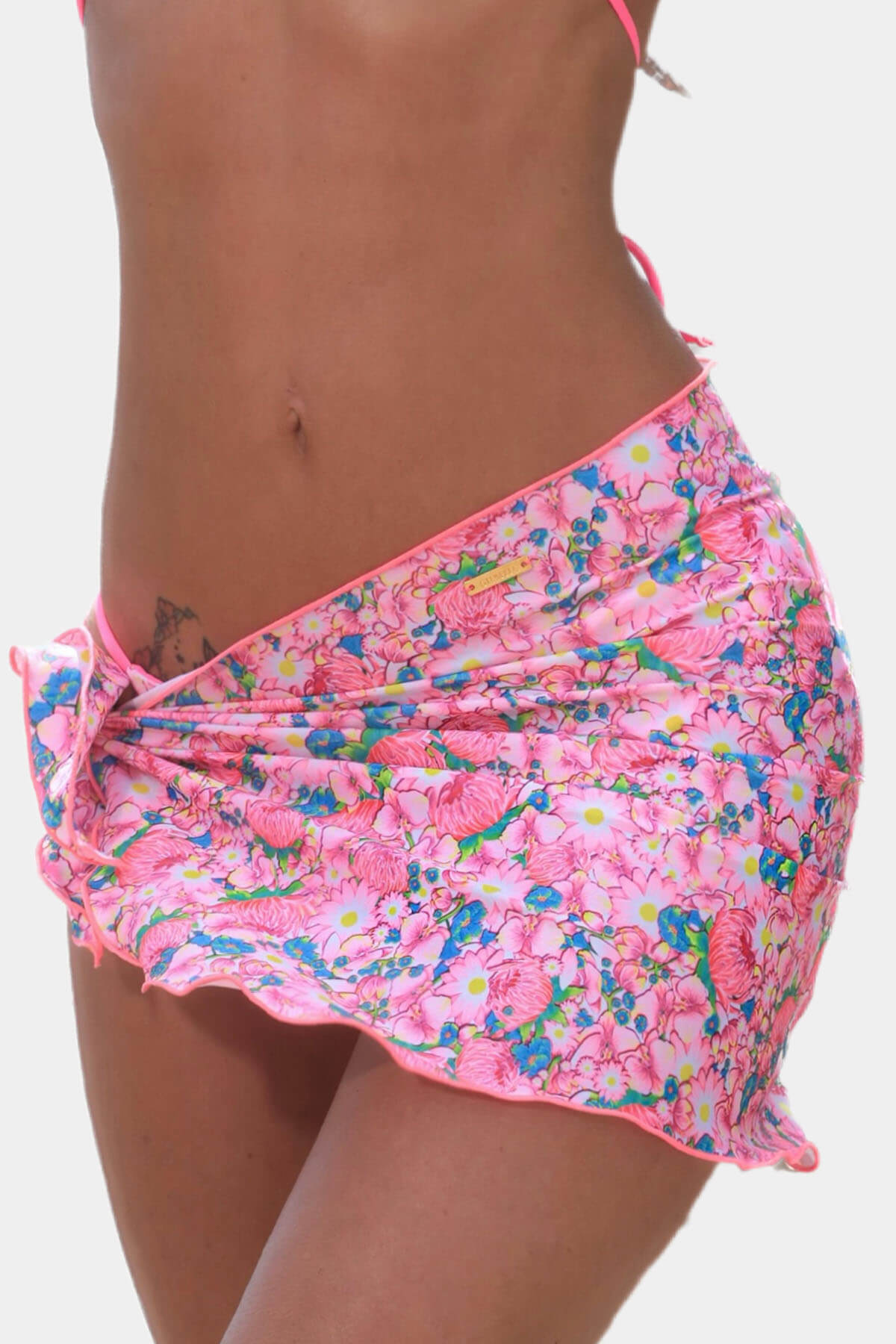 Pareo Pink Paradise Giebelle - Complemento playa rosa paradise tropical premium