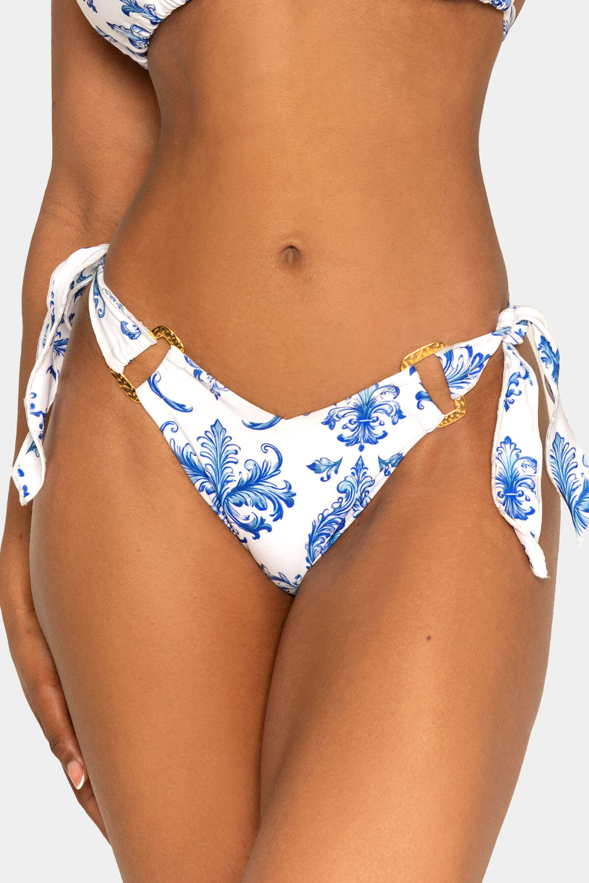 Braguita bikini Santorini Giebelle - Parte inferior elegancia mediterránea ajustable
